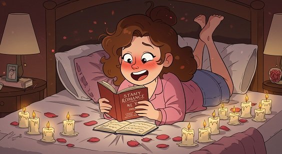 Livros hot e flores: uma mistura inusitada que encanta e envolve.