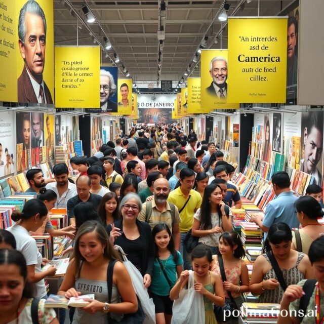 Bienal do Livro do Rio registra crescimento de 60% nas vendas de ingressos em comparação aos dois primeiros dias de 2023. filename-26