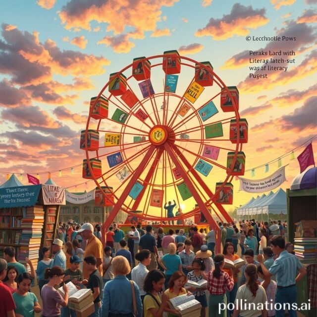 Explorando a roda-gigante da Bienal do Livro enquanto se ouve trechos de obras literárias: assista ao vídeo. filename-36