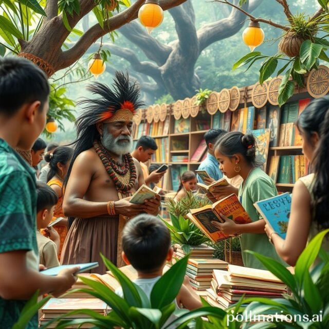 Daniel Munduruku fala sobre a importância do aprendizado na Feira do Livro. filename-41